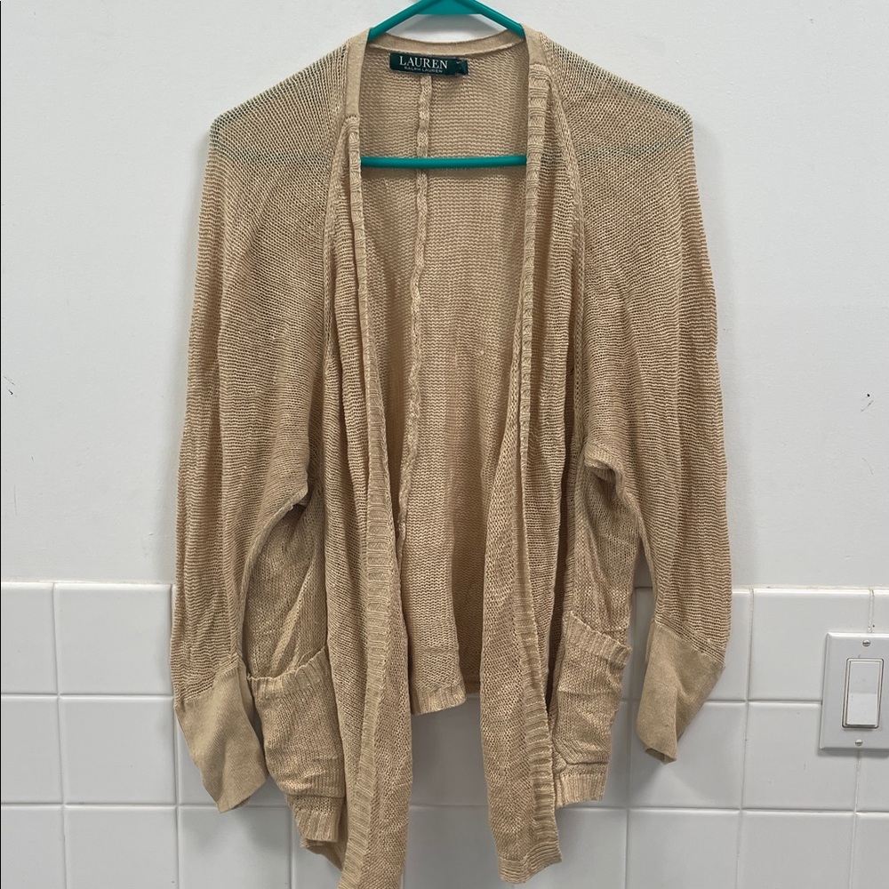Ralph Lauren Tan Women's Cardigan